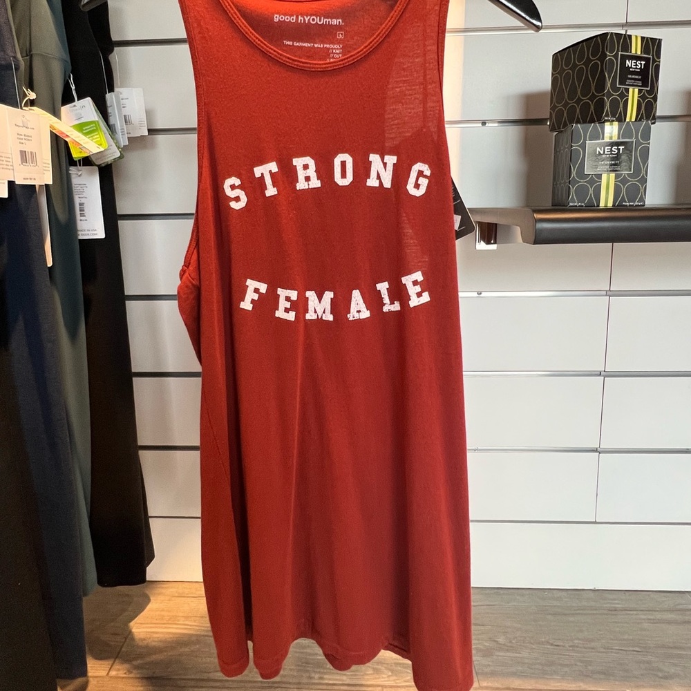 good hYOUman Beautiful Burnt Orange Tank